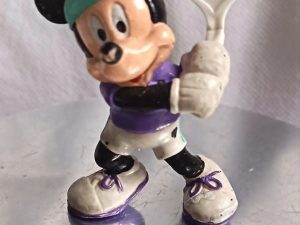 Marquage Disney Made in Germany socle figurine Mickey Mouse tennis vintage