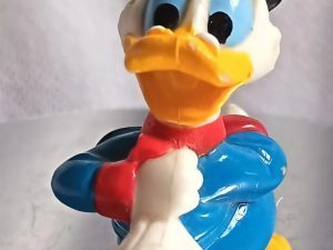 Figurine vintage Balthazar Picsou Disney haut de forme sac de pièces
