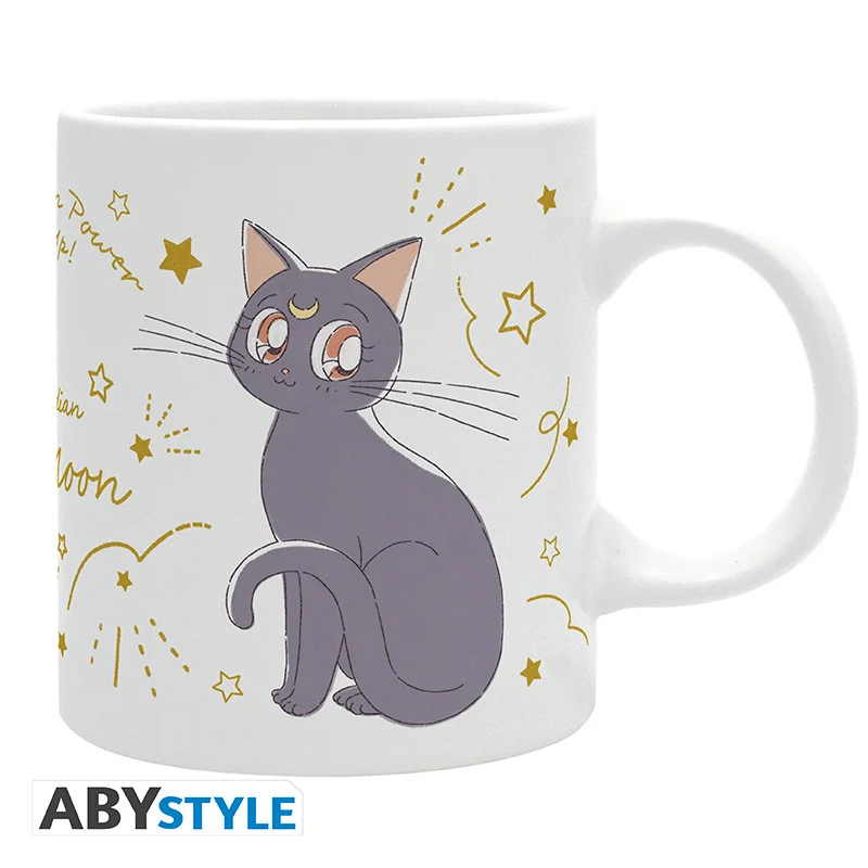 Sailor Moon Mug 320ml Luna & Artemis Chats – Image 4