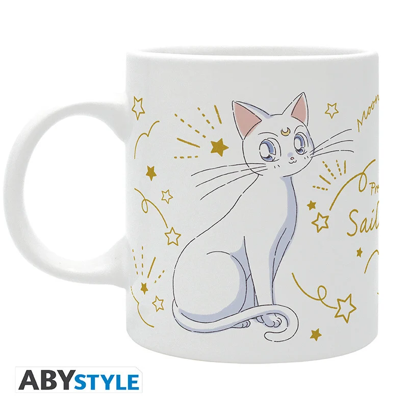 Sailor Moon Mug 320ml Luna & Artemis Chats – Image 3