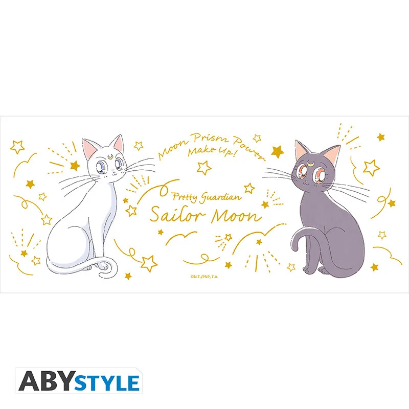 Sailor Moon Mug 320ml Luna & Artemis Chats – Image 2