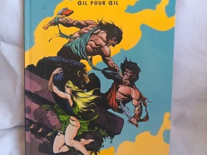 Couverture de la BD Tarzan Tome 2 Œil pour Œil éditée par Soleil Productions en 1998, adaptation des aventures d'Edgar Rice Burroughs.