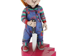 Bride Of Chucky Figurine Chucky Heart Connect Headknocker 17cm