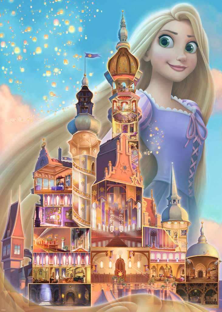Disney Castle Raiponce Puzzle 1000pcs – Image 3