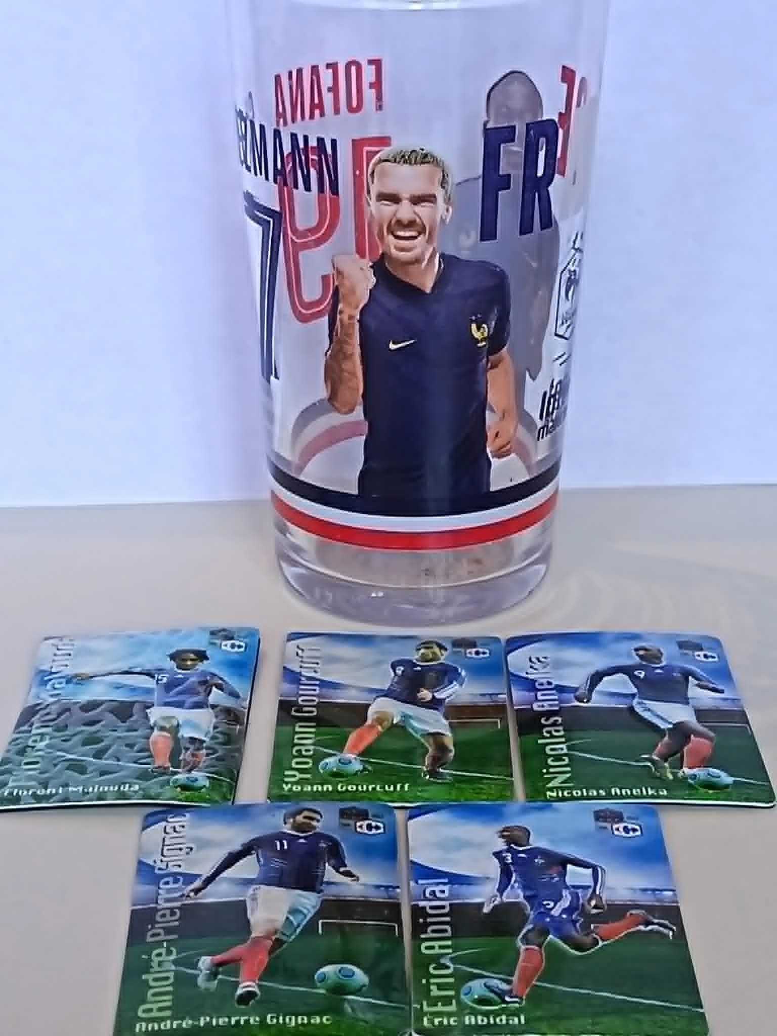 verre Intermarché équipe de France de football