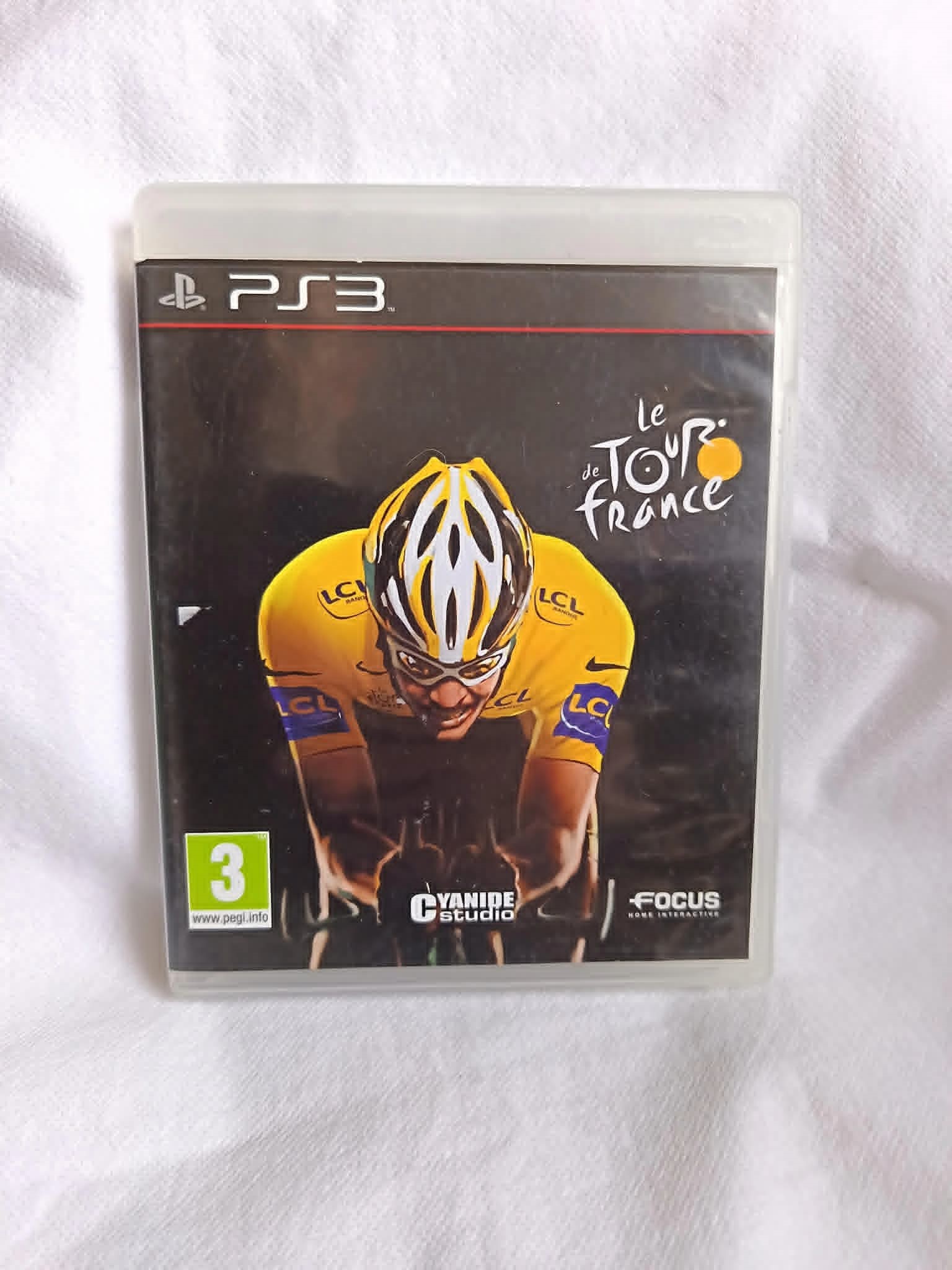 Jaquette jeu Le Tour de France PS3 maillot jaune