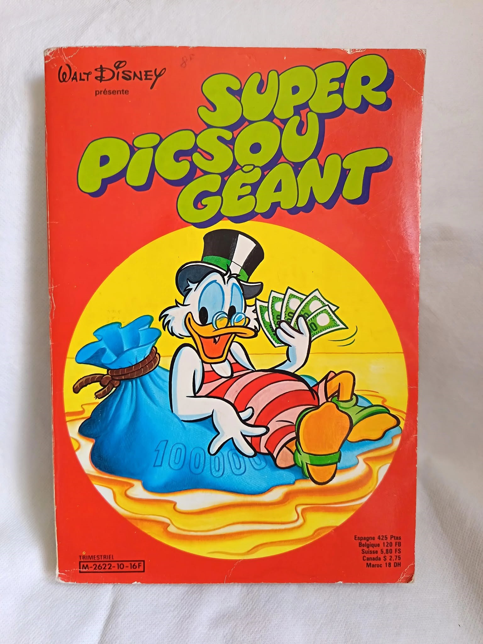 Album Super Picsou Géant n°10 (1985) – Bande dessinée Disney Vintage