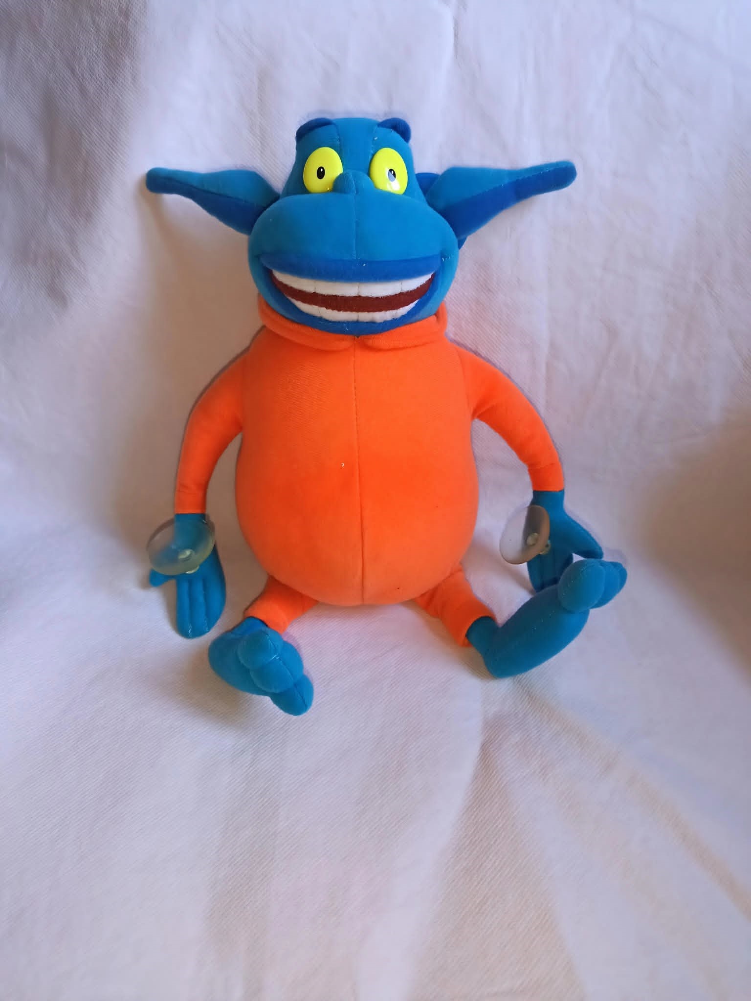 Peluche Bill du Bigdil Lansay 1998 extraterrestre bleu et orange